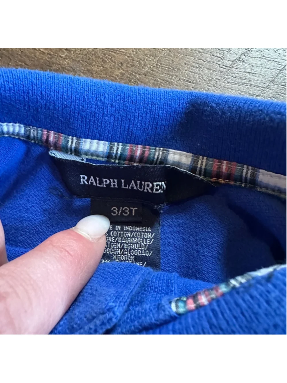 Boys Ralph Lauren Polo Shirt Size 3/3T Blue Summer